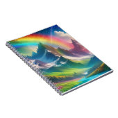 Prachtige Rainbow Fantasy Realm Notitieboek (Rechterzijde)