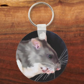 Prachtige ratschilderijen sleutelhanger (Voorkant)