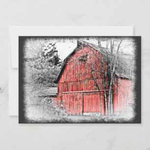 Prachtige Red Barn Kaart