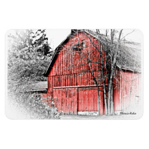 Prachtige Red Barn Magneet