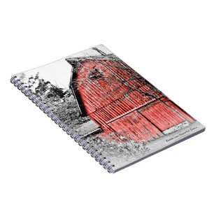 Prachtige Red Barn Notitieboek