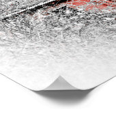 Prachtige Red Barn Poster (Hoek)