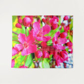 Prachtige Red Barron Crabapple Foto Wandkleed (Voorkant (horizontaal))