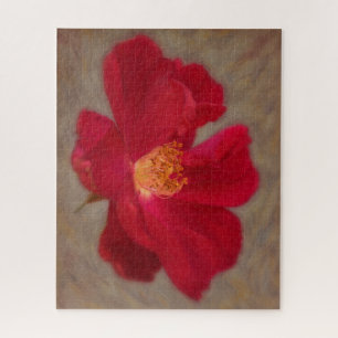 Prachtige Red Rose Art Flower Puzzel Legpuzzel