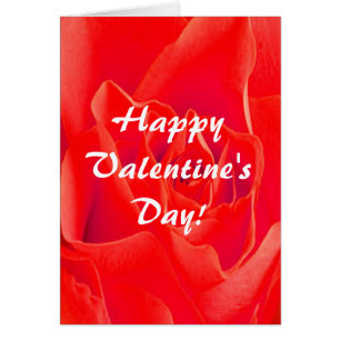 Prachtige Red Rose Valentijn Plain III Kaart