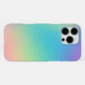 Prachtige regenbooggradiënt iPhone hoesje (Achterkant horizontaal)