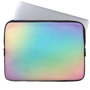Prachtige regenbooggradiënt laptop sleeve