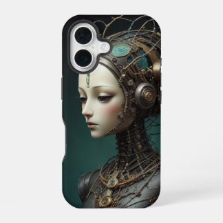 Prachtige retro robot iPhone 16 hoesje