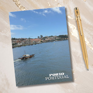 Prachtige rivier Porto Portugal reisfotografie Feestdagenkaart