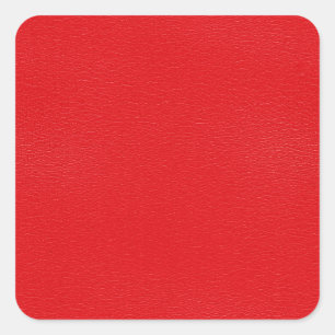 Prachtige rode lederen textuur vierkante sticker