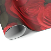 Prachtige rode roos bloemen cadeaupapier (Rol Hoek)