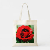 Prachtige Rode Roos Liefde  Tote Bag (Achterkant)