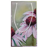 Prachtige roze Daisies Klein Cadeauzakje (Achterkant)