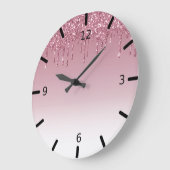 Prachtige roze druppelaar grote klok (Hoek)