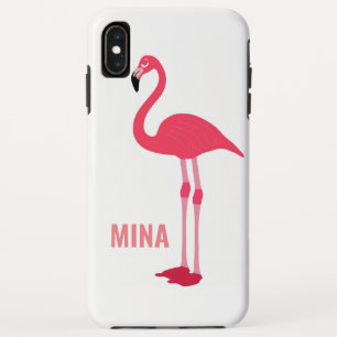 Prachtige roze flamingos ongewoon iPhone case