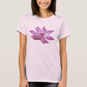 Prachtige roze lotus bloem vol bloei t-shirt
