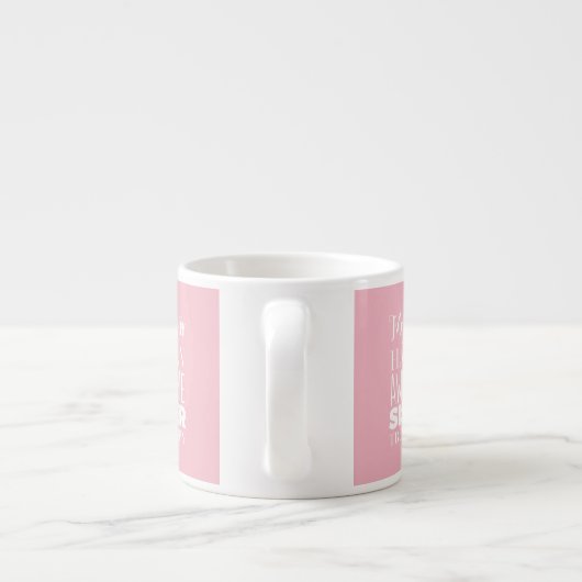 Prachtige roze Mok met het echte verhaal van de gr (Achterkant)
