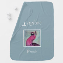 Prachtige roze Peacock