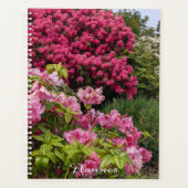 Prachtige roze rododendron blooms Floral Planner (Voorkant)