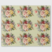 Prachtige Rozen, aangepast Cadeaupapier (Vlak)