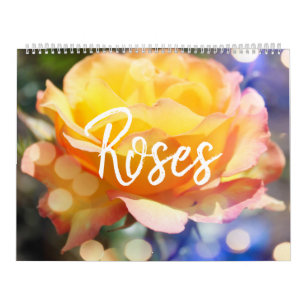 Prachtige rozen bloemen kalender