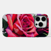 Prachtige rozen en aangepaste tekst Case-Mate iPhone case (Achterkant (horizontaal))