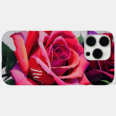 Prachtige rozen en aangepaste tekst Case-Mate iPhone case (Achterkant (horizontaal))