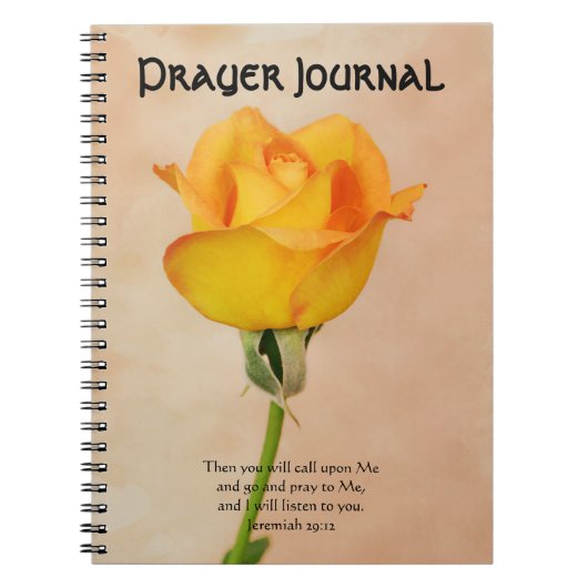 Prachtige Rozen Notitieboek Prayer Journal (Voorkant)