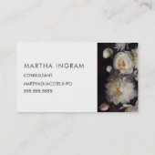 Prachtige rozen voor , ontwerp visitekaartje (Achterkant)