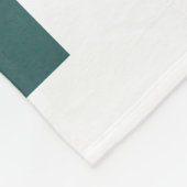 Prachtige rustige Lake Red Canoe boot Fleece Deken (Hoek)