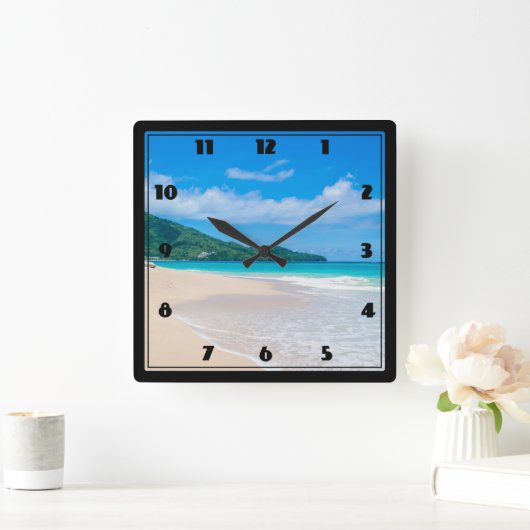 Prachtige Schilderachtig tropische bestemming Vierkante Klok (Huis)