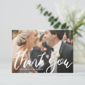 prachtige scriptfotobekleding bruiloft bedankt kaa (Staand voorkant)