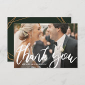 prachtige scriptfotobekleding bruiloft bedankt kaa (Voorkant / Achterkant)