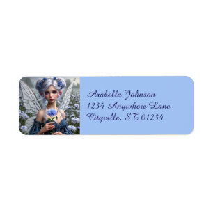 Prachtige septemberfee in Asters Etiket