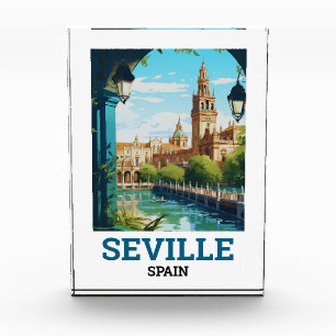 Prachtige Sevilla Schoonheid van Andalusië Spanje Fotoblokken