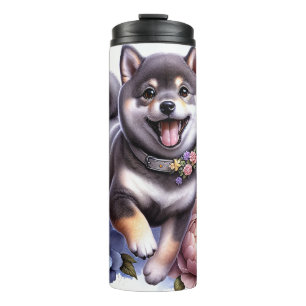 Prachtige Shiba Inu hond Thermosbeker