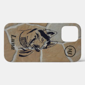 Prachtige  Siberian Husky iPhone Case (Achterkant (horizontaal))
