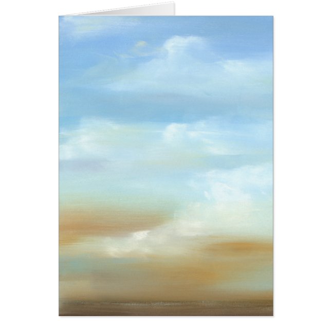 Prachtige Skyscape met Fluffy Clouds (Voorkant)