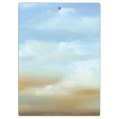 Prachtige Skyscape met Fluffy Clouds Klembord (Achterkant)