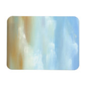 Prachtige Skyscape met Fluffy Clouds Magneet (Horizontaal)