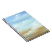 Prachtige Skyscape met Fluffy Clouds Notitieboek (Rechterzijde)