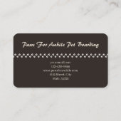 Prachtige Sleeping German Shepherd op Couch Visitekaartje (Achterkant)