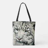 Prachtige Snow Leopard Draagtas (Achterkant)