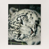 Prachtige Snow Leopard Legpuzzel (Verticaal)