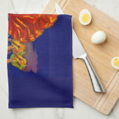 prachtige Spaanse danseres Theedoek (Quarter Fold)