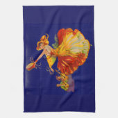 prachtige Spaanse danseres Theedoek (Verticaal)