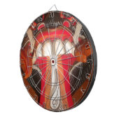 Prachtige Speelse Tong: Een vleugje Humor Dartbord (Voorkant Rechts)