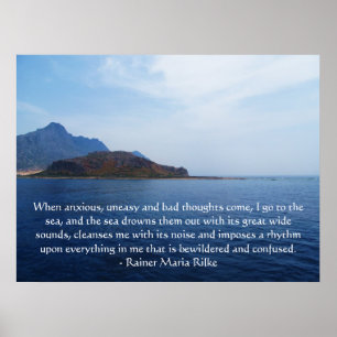 Prachtige Spirituele Quote OCEAN AFBEELDING POSTER