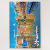 Prachtige stad Amsterdam, Nederland Legpuzzel (Verticaal)
