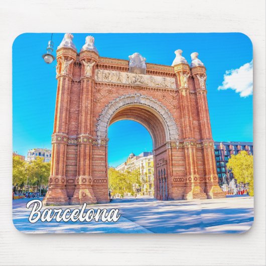 Prachtige stad Barcelona, Spanje Muismat (Voorkant)